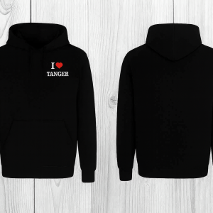 Mooie hoodie met i love Tanger