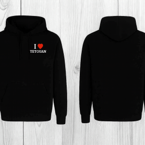 Mooie hoodie met i love Tetouane