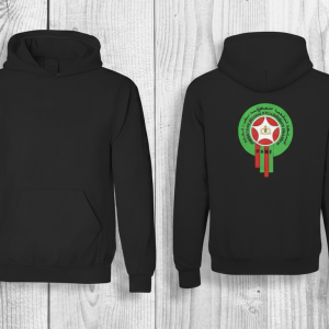 Hoodie met Marokkaanse elftal embleem op de achterkant